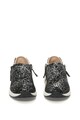 Diesel Pantofi sport de piele cu model abstract S-Zipher Femei