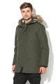 Jack & Jones Arctic Normál Fazonú Bélelt Parka Kabát Levehető Műszőrme Szegéllyel férfi