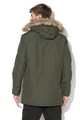 Jack & Jones Arctic Normál Fazonú Bélelt Parka Kabát Levehető Műszőrme Szegéllyel férfi