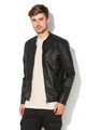 Jack & Jones Jacheta biker de piele sintetica Dony Barbati