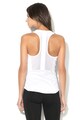 Asics Top cu spate decupat si logo, pentru tenis Femei