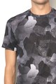 Asics Tricou cu model abstract, pentru alergare, FuzeX Barbati