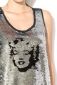 Andy Warhol by Pepe Jeans Top cu paiete reversibile Blaire Femei