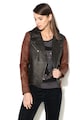 Pepe Jeans London Jacheta biker de piele Karina Femei