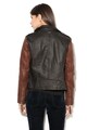 Pepe Jeans London Jacheta biker de piele Karina Femei