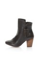 Hush Puppies Botine de piele cu toc cubanez Daisee Billie Femei