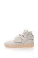 adidas Originals Tubular Invader Strap magas szárú, nyersbőr sneakers cipő perforált részletekkel Lány