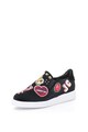 Juicy Couture Pantofi slip on catifelati cu aplicatii Vela Femei