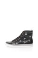 Juicy Couture Pantofi sport mid-high de piele sintetica cu insertii stralucitoare Clover Femei