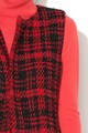 Marella Vesta tricotata din amestec de lana cu model in carouri Calerno Femei
