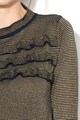 Marella Pulover tricotat fin cu volane Fiocco Femei