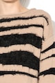 Marella Пуловер Zelia с овално деколте и мъхести детайли Жени