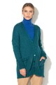 United Colors of Benetton Finomkötésű Laza Fazonú Kardigán Moher Tartalommal női