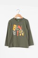 United Colors of Benetton Bluza cu imprimeu text Baieti