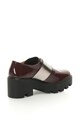 Pollini Pantofi slip on lacuiti cu toc masiv Femei