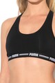 Puma Bustier cu spate decupat si cu banda elastica cu logo Femei