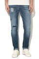 Jack & Jones Pantaloni slim fit din material reiat Glenn Barbati