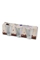 Art of dining by HEINNER Set 3 cesti Art of Dining Heinner, Sticla, Maner otel crom, 240ml Femei