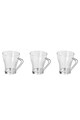 Art of dining by HEINNER Set 3 cesti Art of Dining Heinner, Sticla, Maner otel crom, 240ml Femei