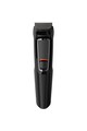 Philips Aparat de tuns barba si parul 7 in 1  Multigroom MG3720/15, Lame cu ascutire, acumulator, 2 piepteni aspect nebarbierit, 2 piepteni barba, 1 pieptene par, Negru Barbati