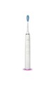 Philips Sonicare Periuta de dinti electrica  DiamondClean Smart HX9903/03, 4 moduri, 3 setari de intensitate, Aplicatia Connected brushing, 3 capate de periere, Recunoasterea capului de periere, toc transport, Alb Femei