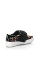 Michael Kors Pantofi sport de piele cu par scurt si animal print Femei