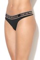 Emporio Armani Underwear Emporio Armani, Chiloti tanga cu insertii din lurex Femei