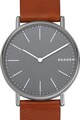 Skagen Часовник Signatur с кожен каишка Мъже