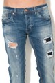 Alcott Blugi skinny cu rupturi decorative si aspect decolorat Barbati