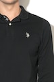 U.S. Polo Assn. Bluza polo cu logo si mansete elastice Barbati