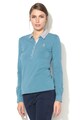 U.S. Polo Assn. Bluza polo cu aplicatii in dreptul coatelor si mansete cu nasturi 43512-47627 Femei