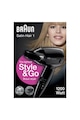 Braun Сешоар  Satin Hair HD 130, 1200 W, 2 степени на температура, Черен Жени