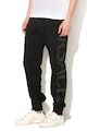 Versace Панталон с ниско дъно и гумирано лого встрани Мъже