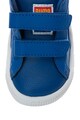 Puma Pantofi sport de piele cu logo Superman Basket Baieti