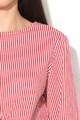 Neon Rose Раирана блуза с бухнали ръкави Жени