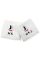 Kring Комплект кърпи  His&Hers, 2 броя, Cats, памук 100%, Бяла Жени