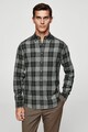 Mango Camasa slim fit cu model, din flanel Barbati