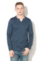 Jack & Jones Пуловер Tone с фина плетка и асиметричен подгъв Мъже